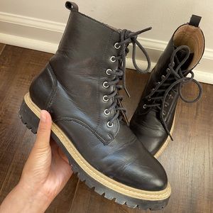 Vici Black Ankle Boots -Size 6